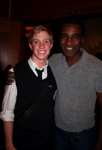  With actor Norm Lewis after our Broadway Dreams show at the Murray Arts Center in Atlanta, GA. 