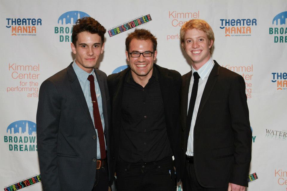  With Rico Lebron and Jake McCoy at a Broadway Dreams concert at the Kimmel Center in Philadelphia, PA. 