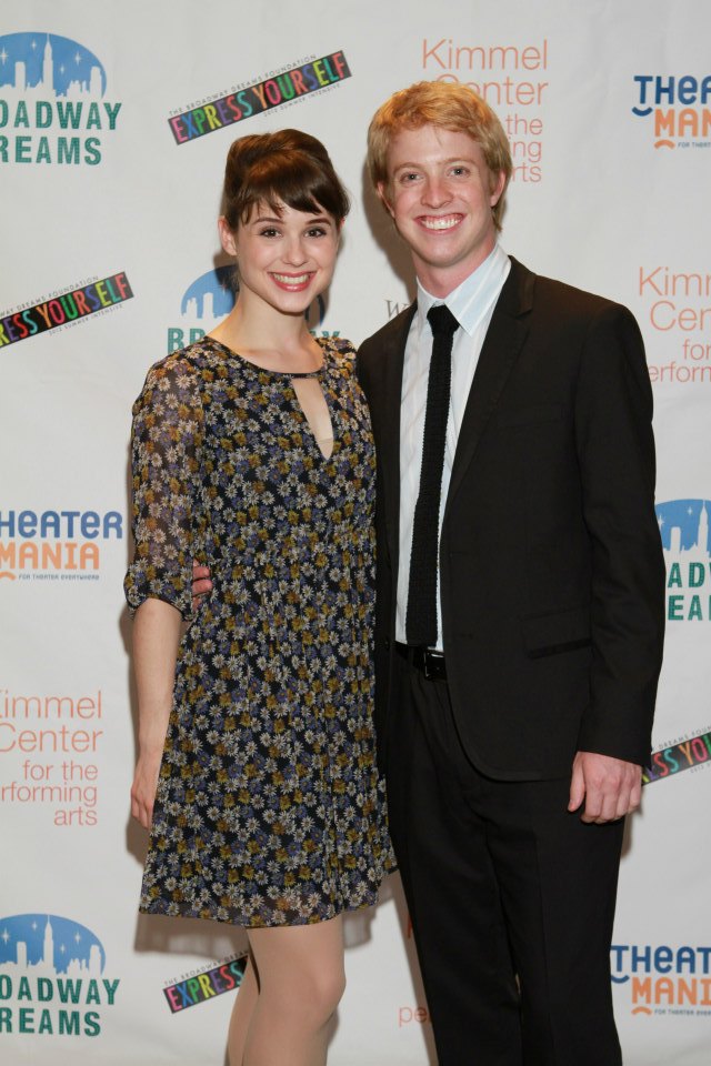  With Katie Huff at a Broadway Dreams show at the Kimmel Center in Philadelphia, PA. 