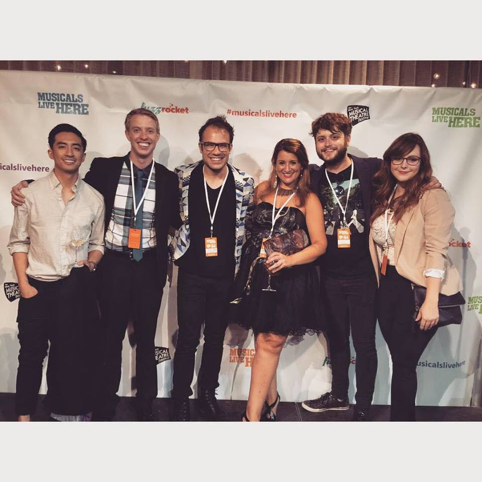  The team behind  The Last Time We Were Here , a new musical at the 2015 New York Musical Theatre Festival. 