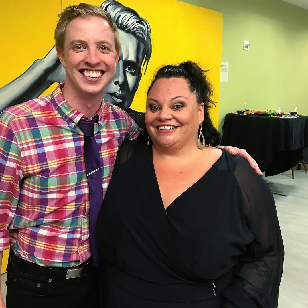  With Keala Settle after the Concert for America performance at the Ferst Center in Atlanta, GA.  