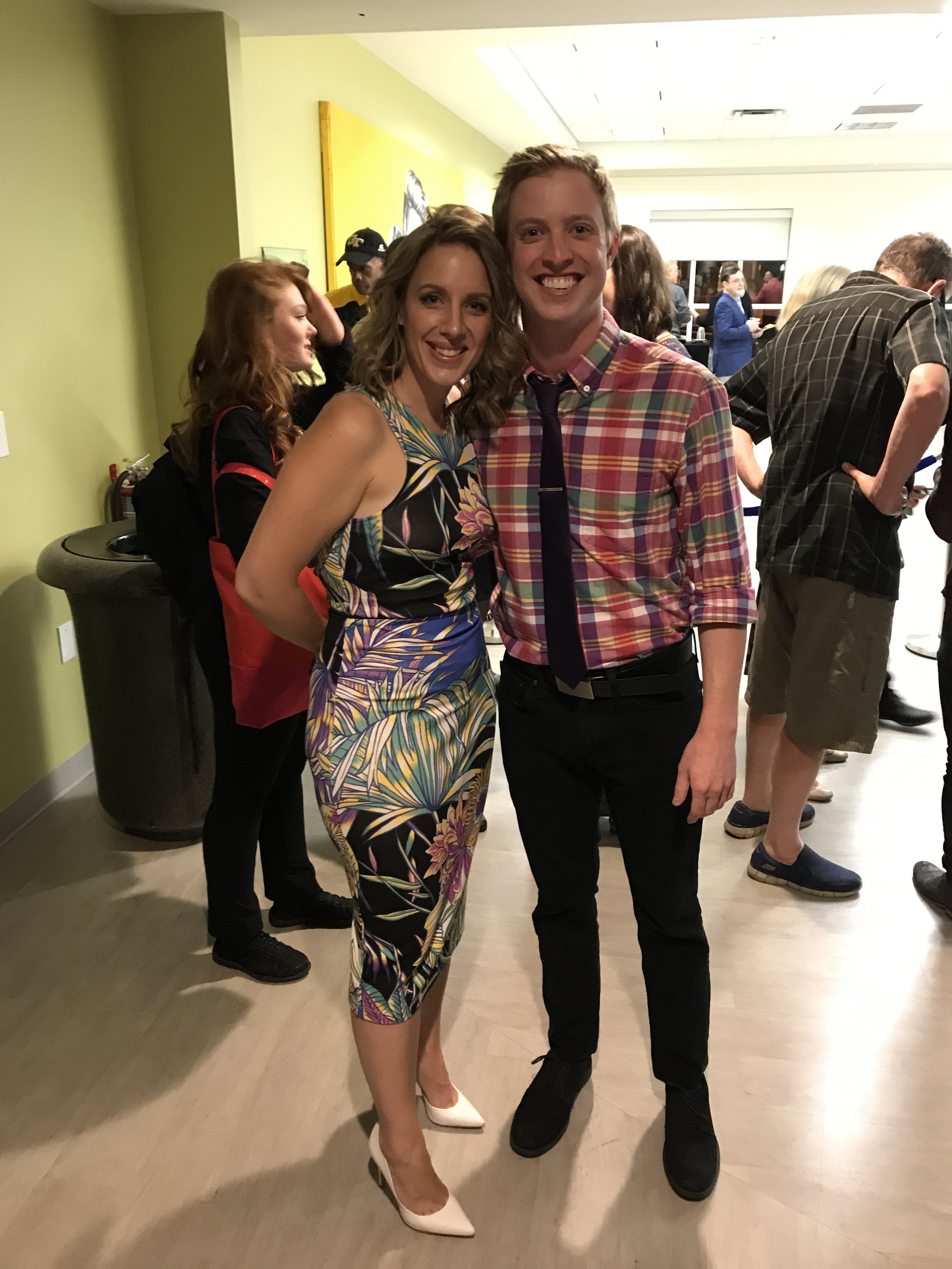  With Jessie Mueller after the  Concert for America  performance at the Ferst Center in Atlanta, GA. 