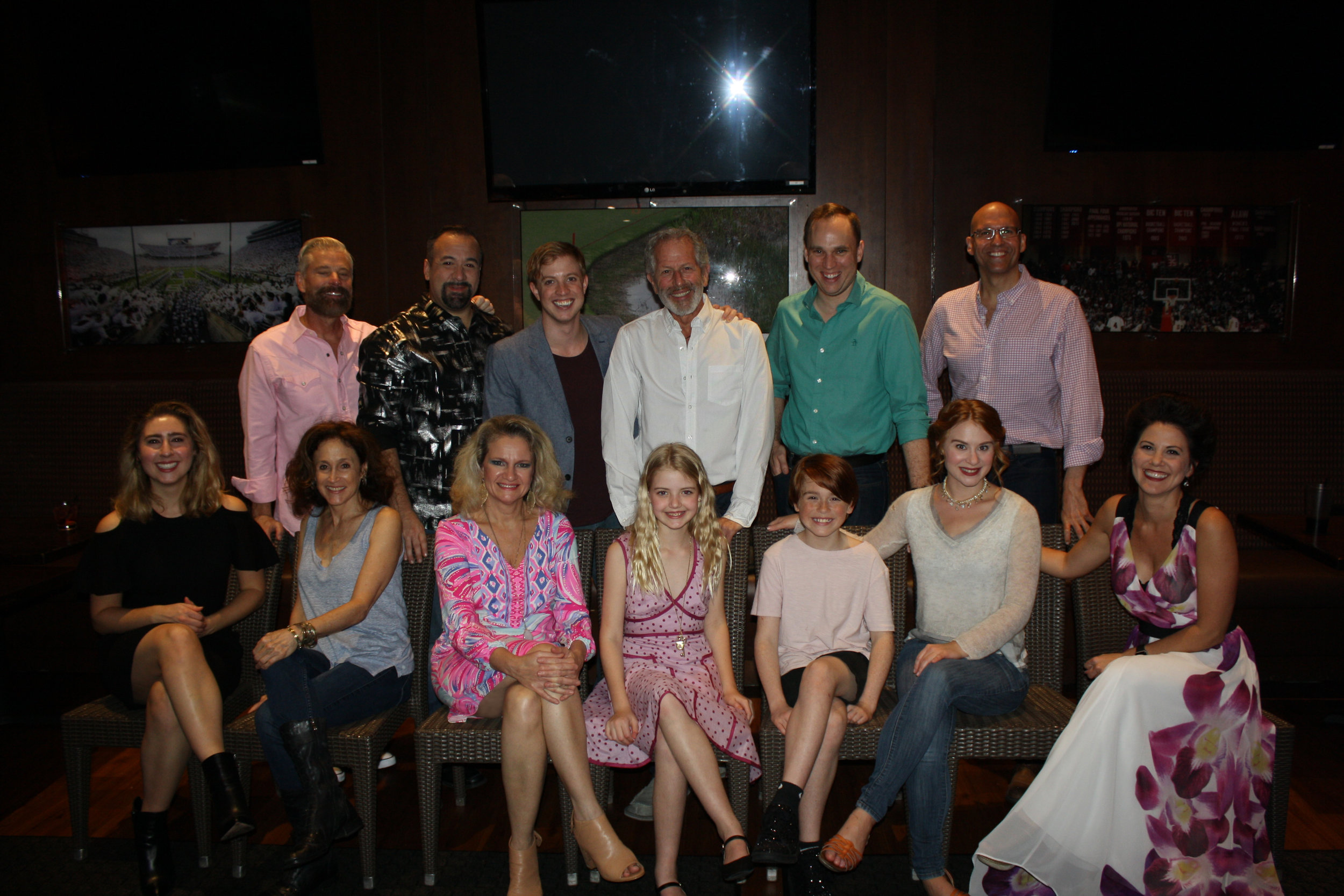  With the cast of  The Secret Garden  at TheatreZone in Naples, FL.  