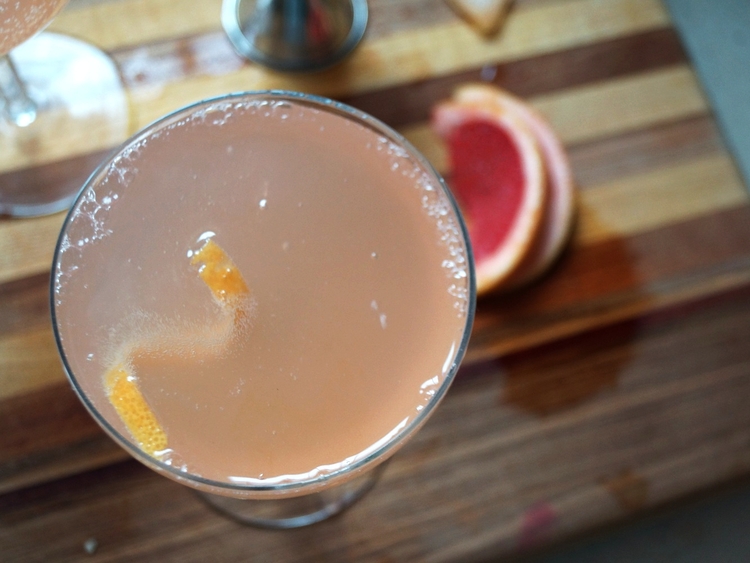 Spiced Grapefruit and Champagne Cocktails