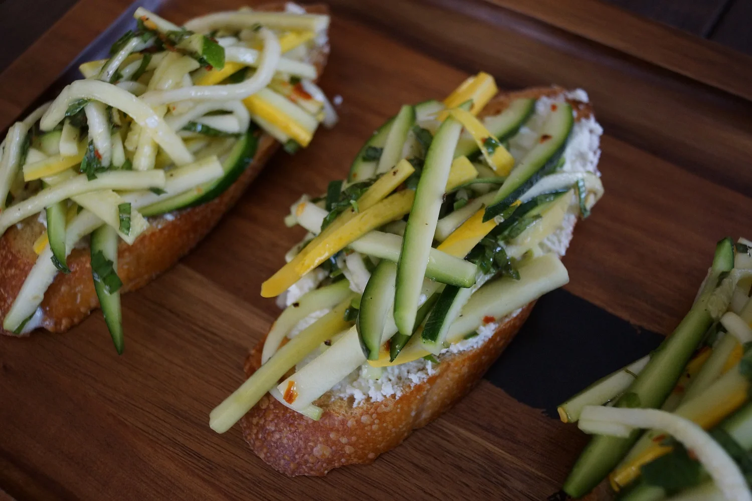 9.2.14 Zucchini, Herb, and Cheese Tartines