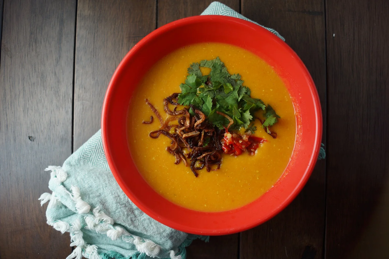 10.14.14 Thai Butternut Squash and Peanut Soup