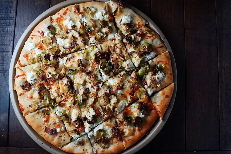 10.21.14 Brussels Sprout and Ricotta Pizza