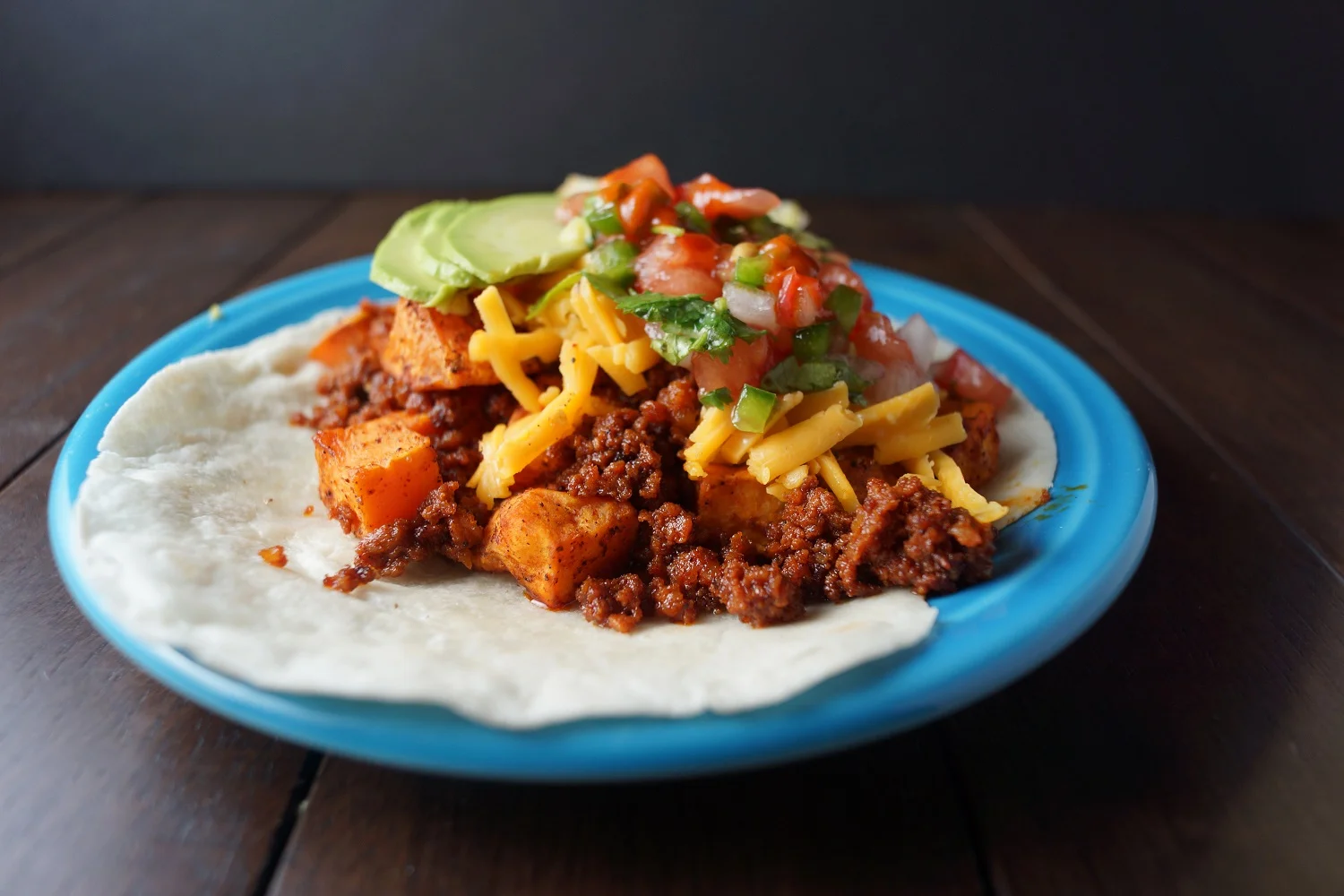 10.28.14 Roasted Sweet Potato and Chorizo Breakfast Tacos