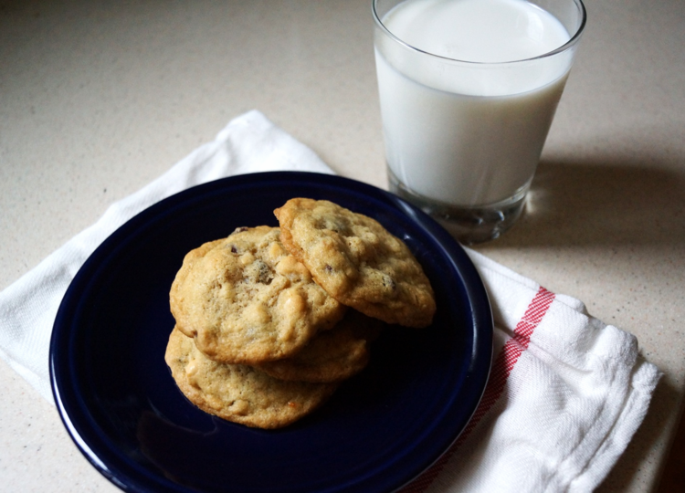 Dark Chocolate Hazelnut Cookies