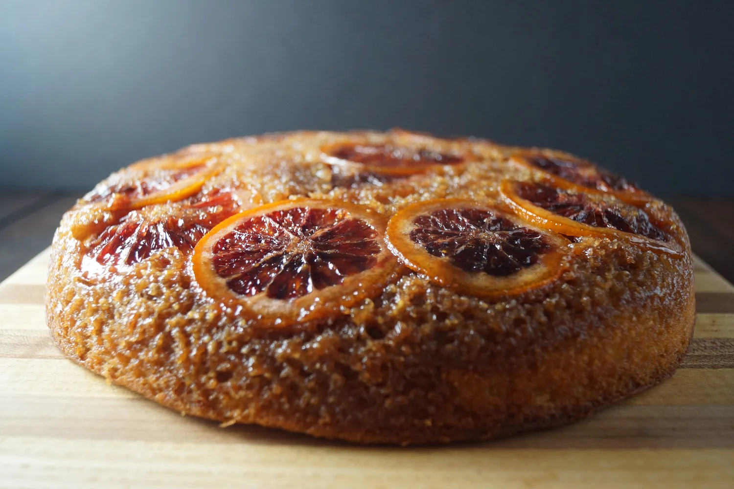 2.19.15 Blood Orange Cornmeal Upside Down Cake and a Big Thank You