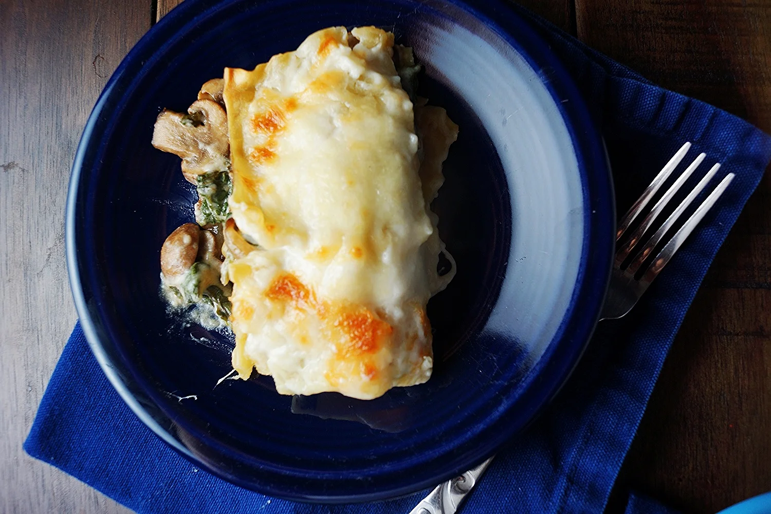 5.6.15 Spinach and Mushroom Lasagne