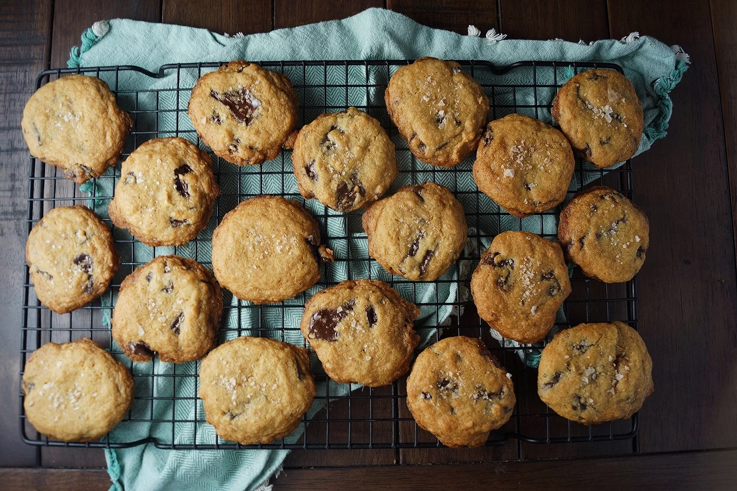 6.5.15 Salted Dark Chocolate Chunk Cookies