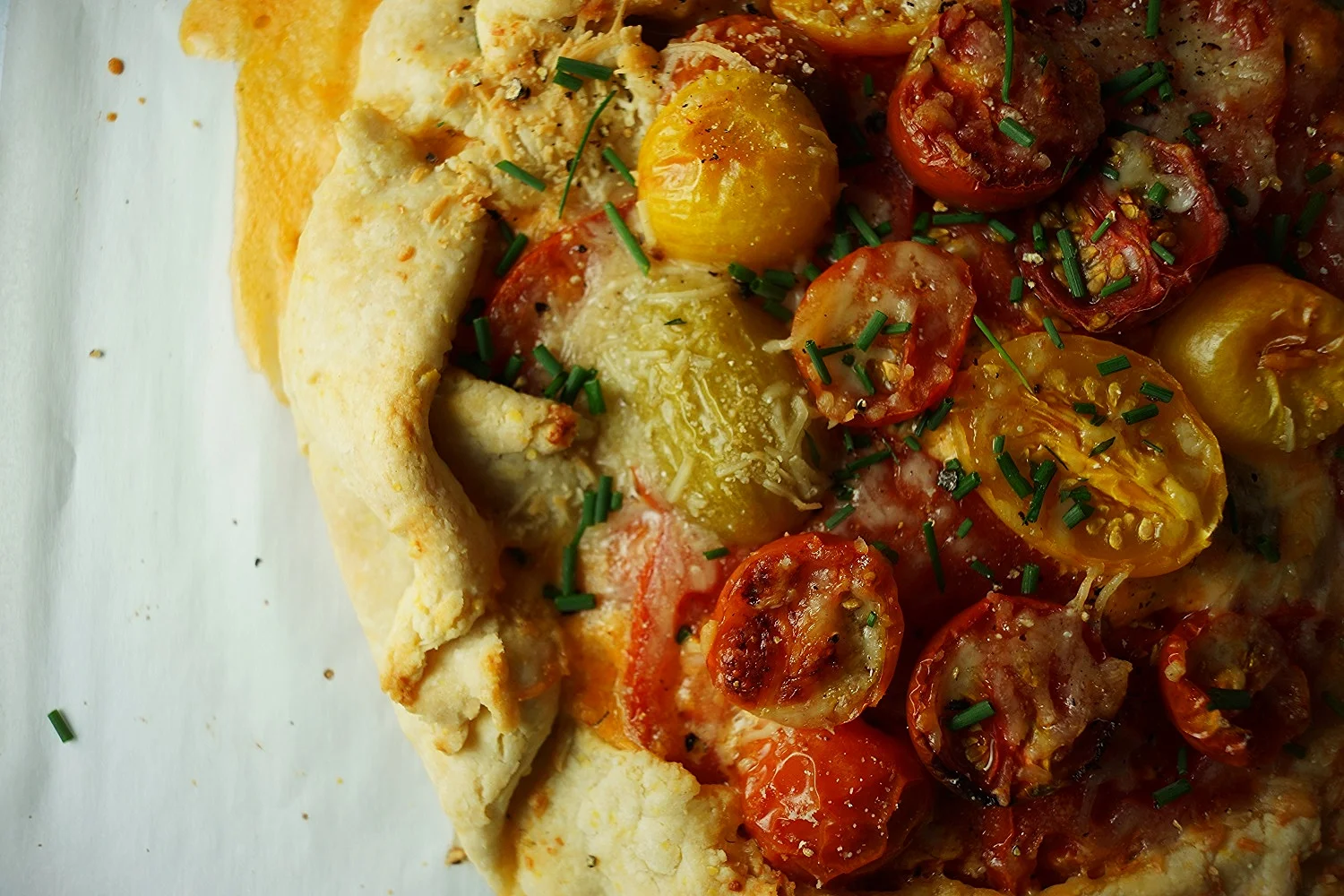 8.11.15 Tomato and Smoked Cheddar Galette