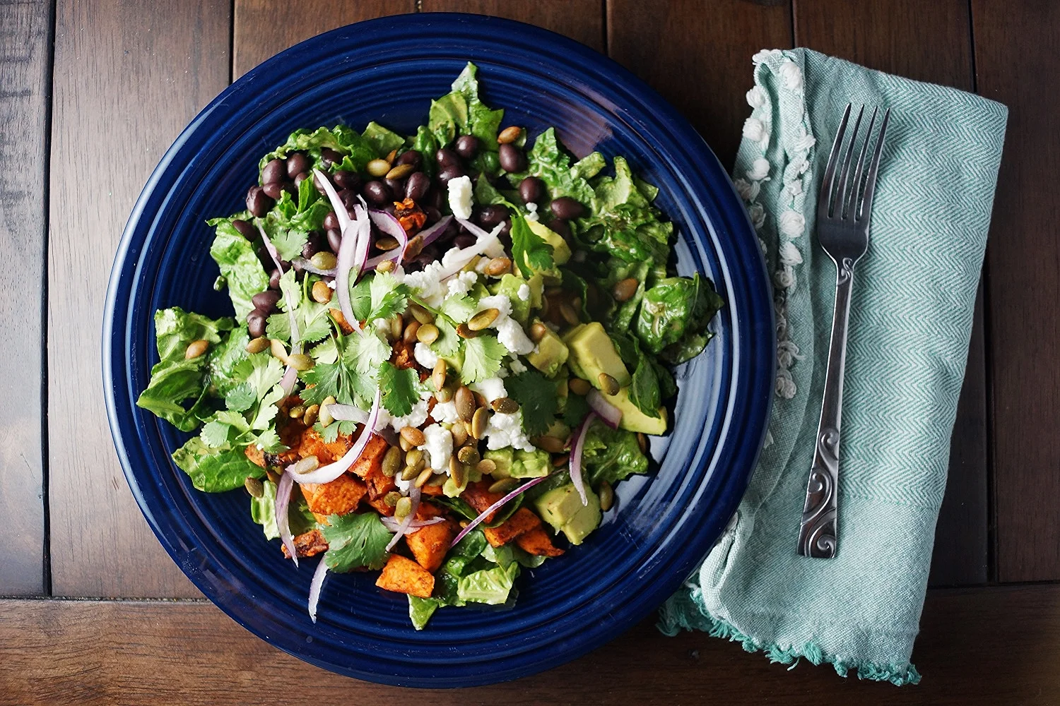 1.22.16 Avocado, Black Bean, and Sweet Potato Chopped Salad