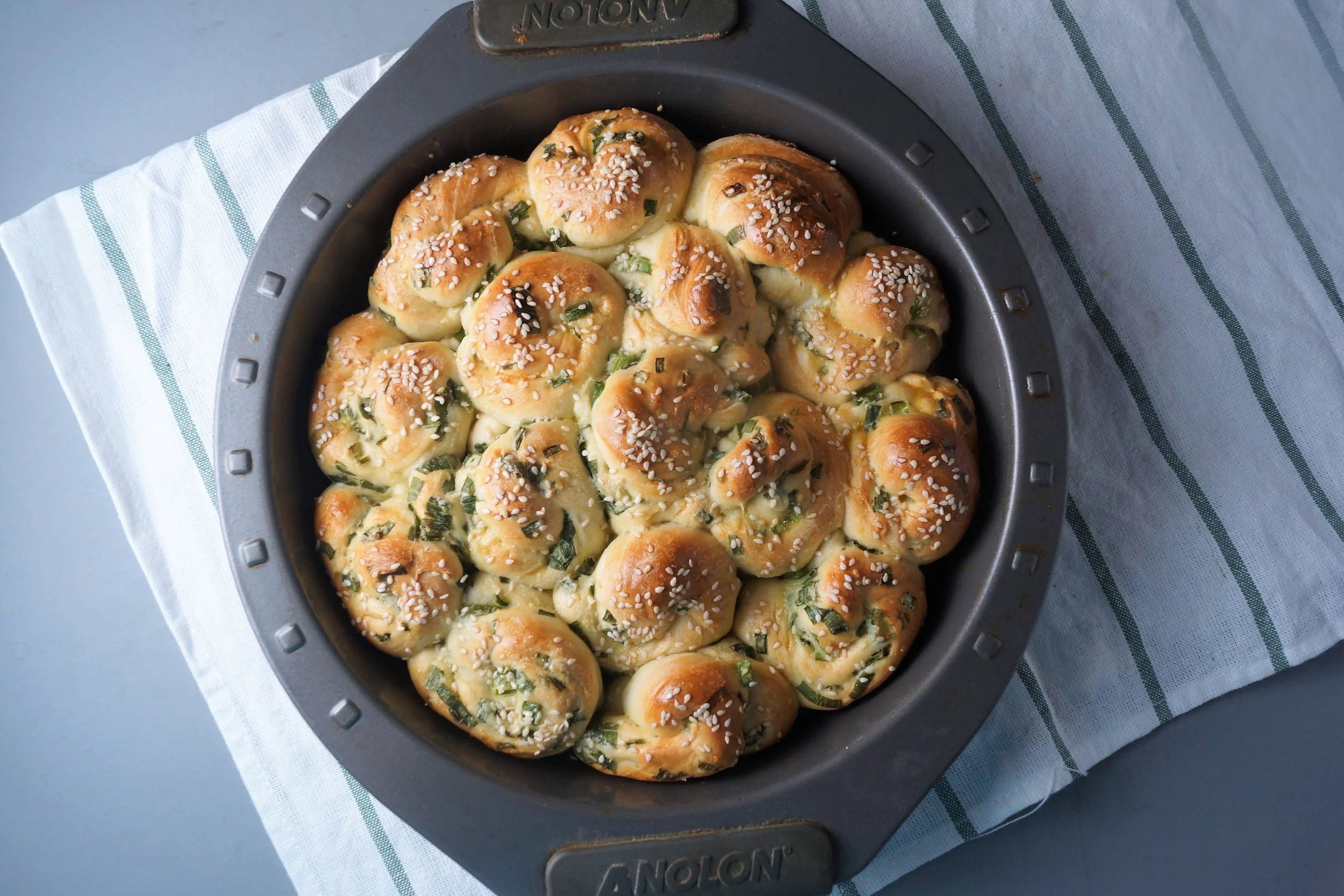 3.14.17 Scallion Milk Bread Rolls