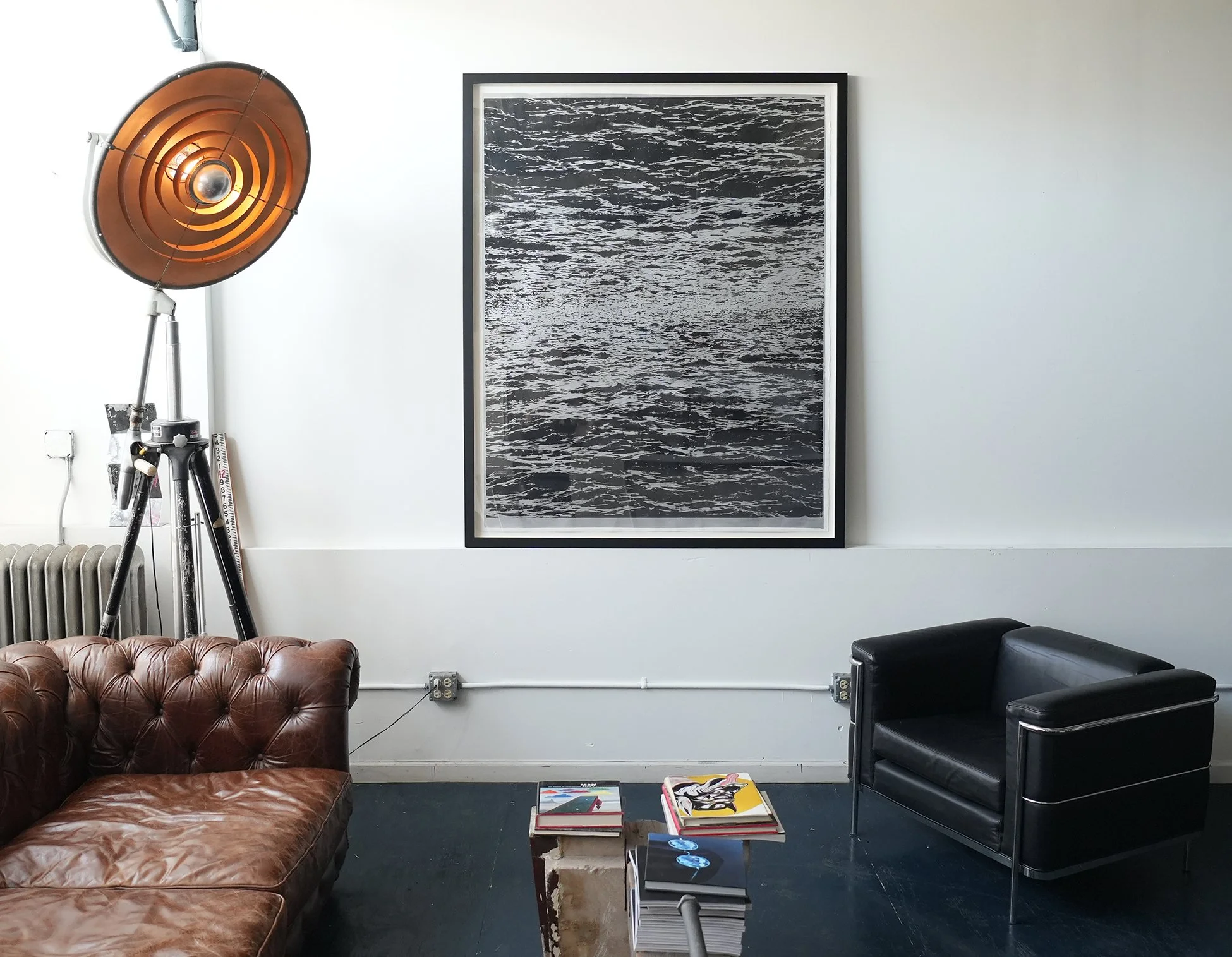 Framed Mirror Water Series on Heavyweight Cotton Paper  56