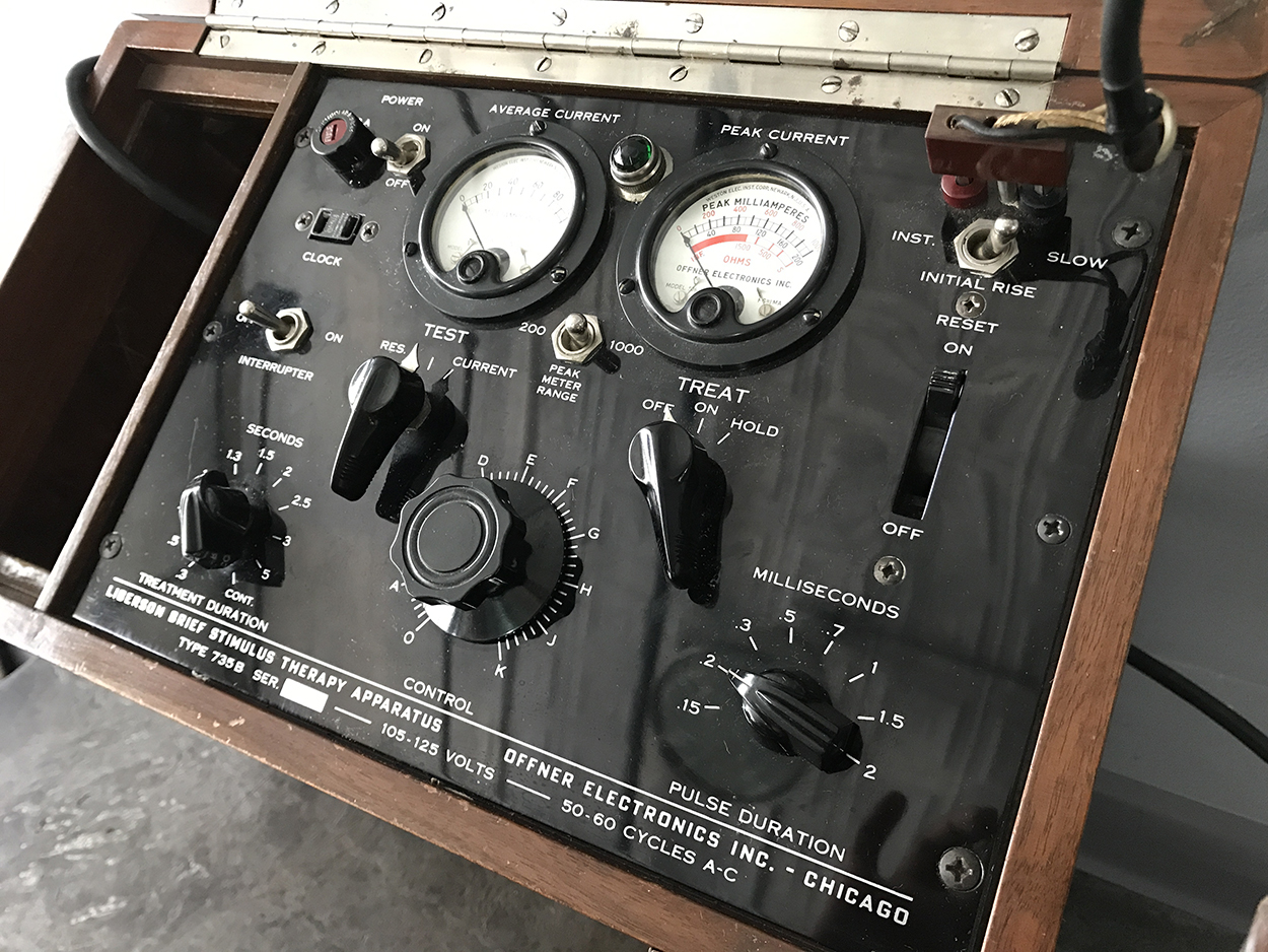 Sold at Auction: Electroconvulsive Therapy Machine