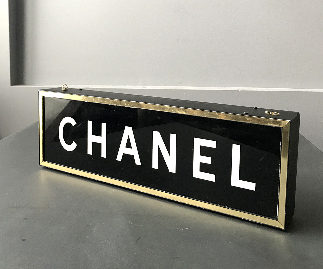 Rare 1950's CHANEL Light up Sign — AGENT GALLERY CHICAGO