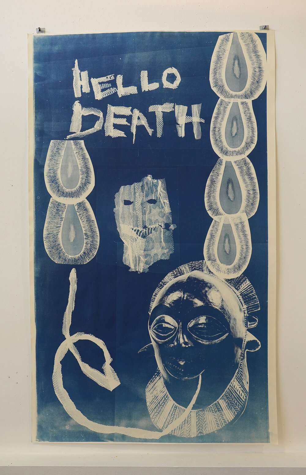 Hello Death' Original Cyanotype on Heavy Drawing Paper (signed) — AGENT  GALLERY CHICAGO