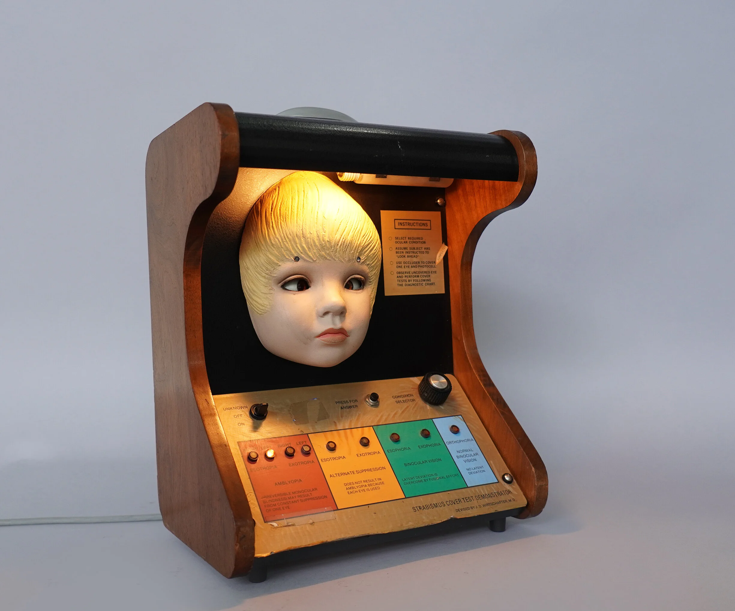 Unique C.1960's Eye Disorder Tester