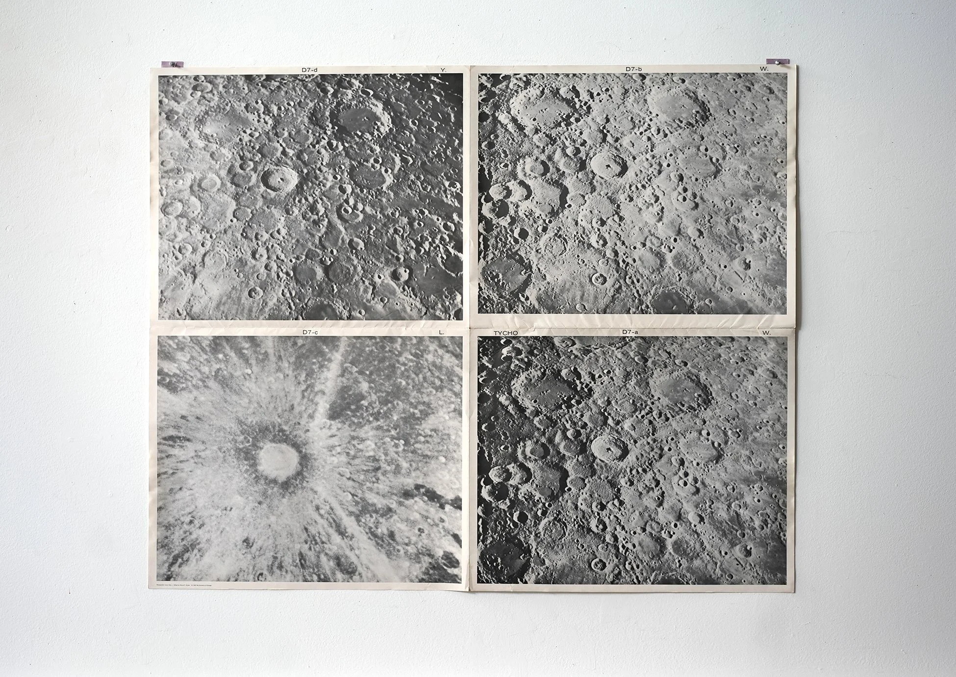 1960's Photographic Lunar Atlas University of Chicago