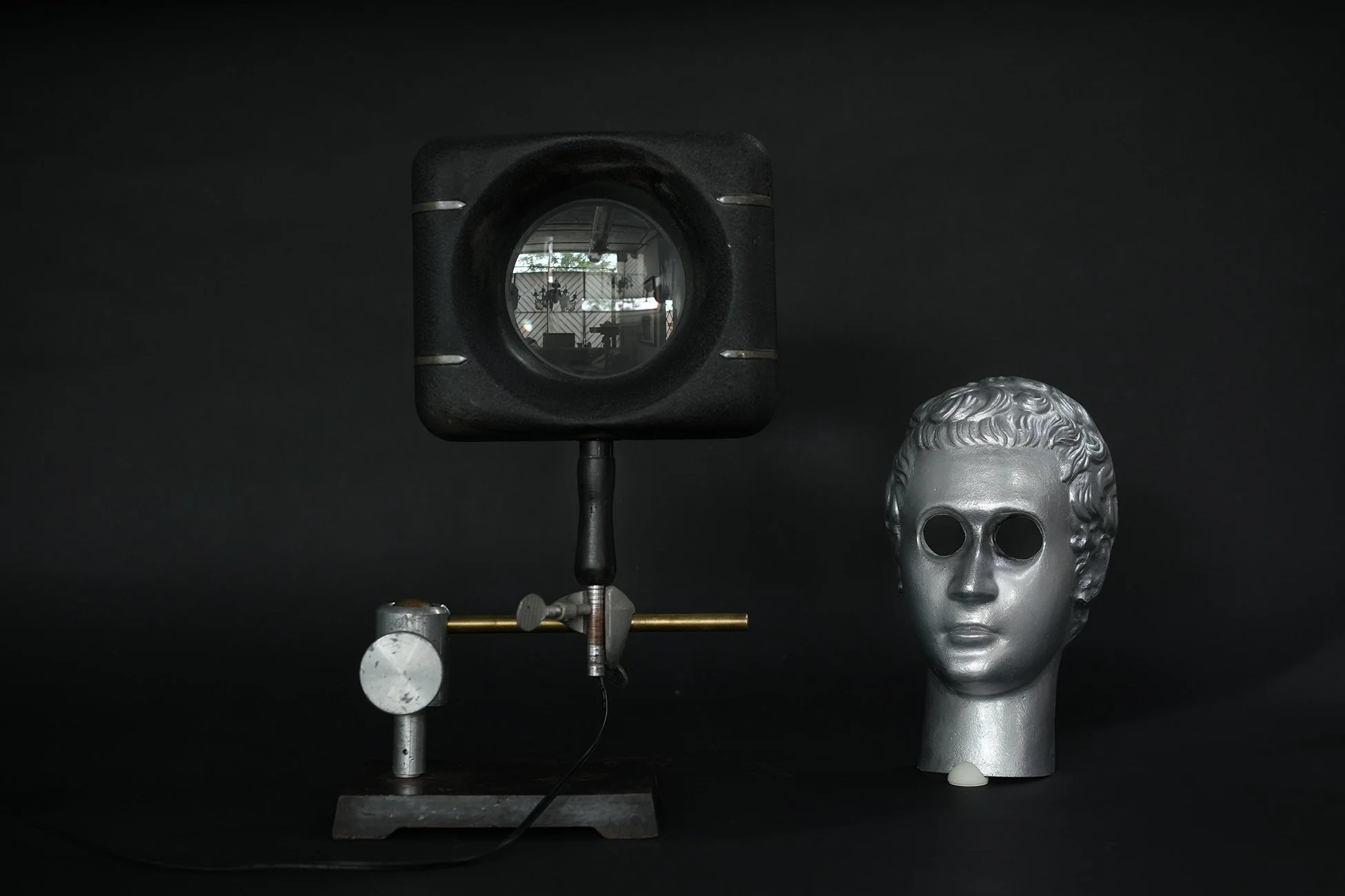 1940's Magnifier Lamp with Custom Stand