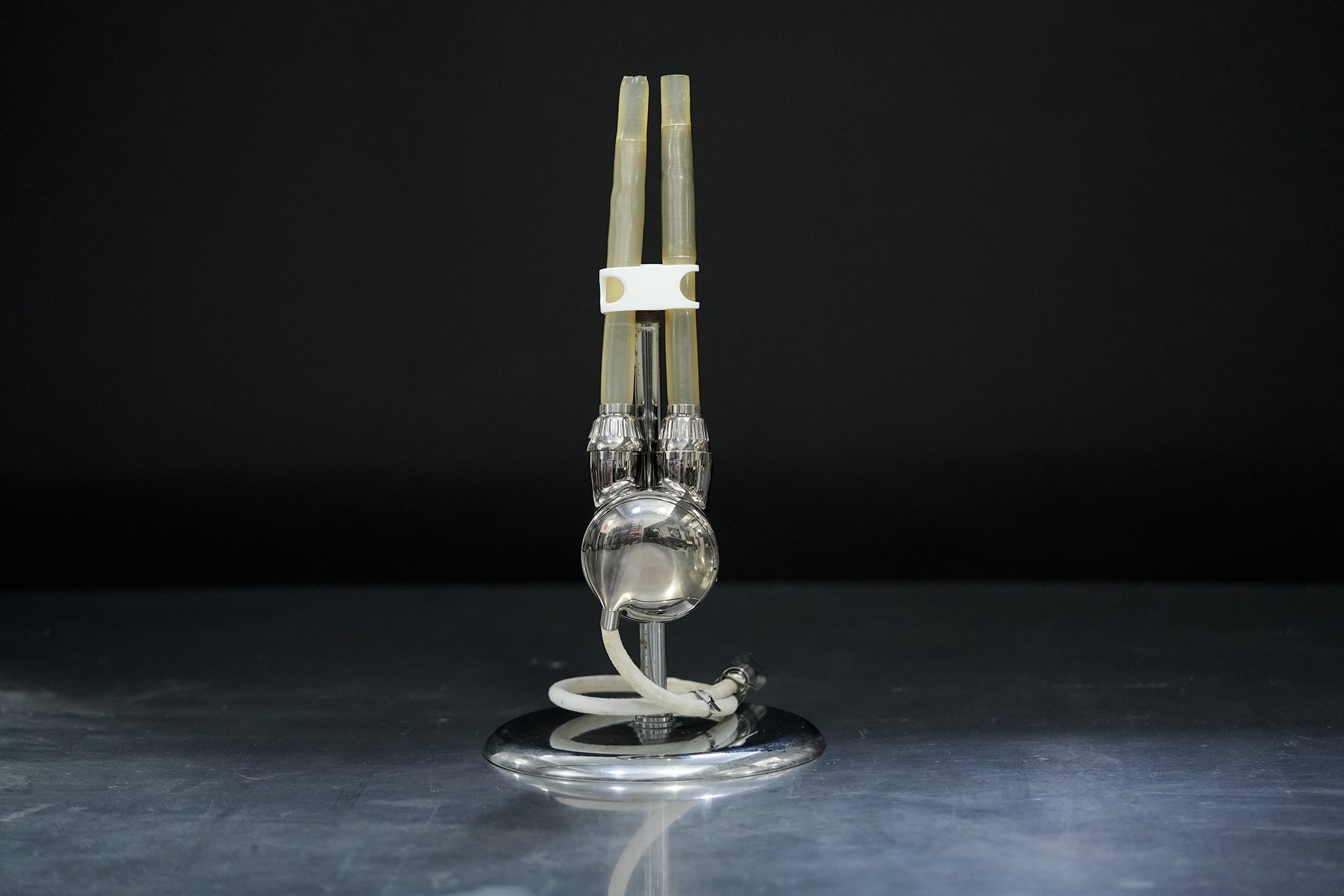 Vintage Titanium Artificial Heart Museum Collectible Study Device