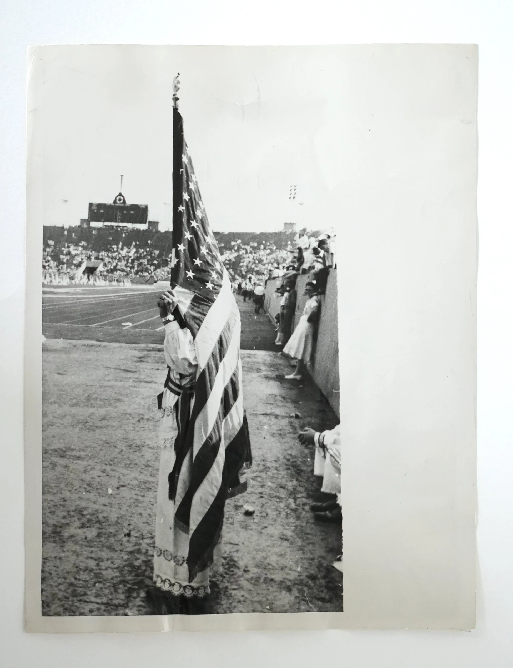 'Flag' Soldier Field Chicago 1959 Photo