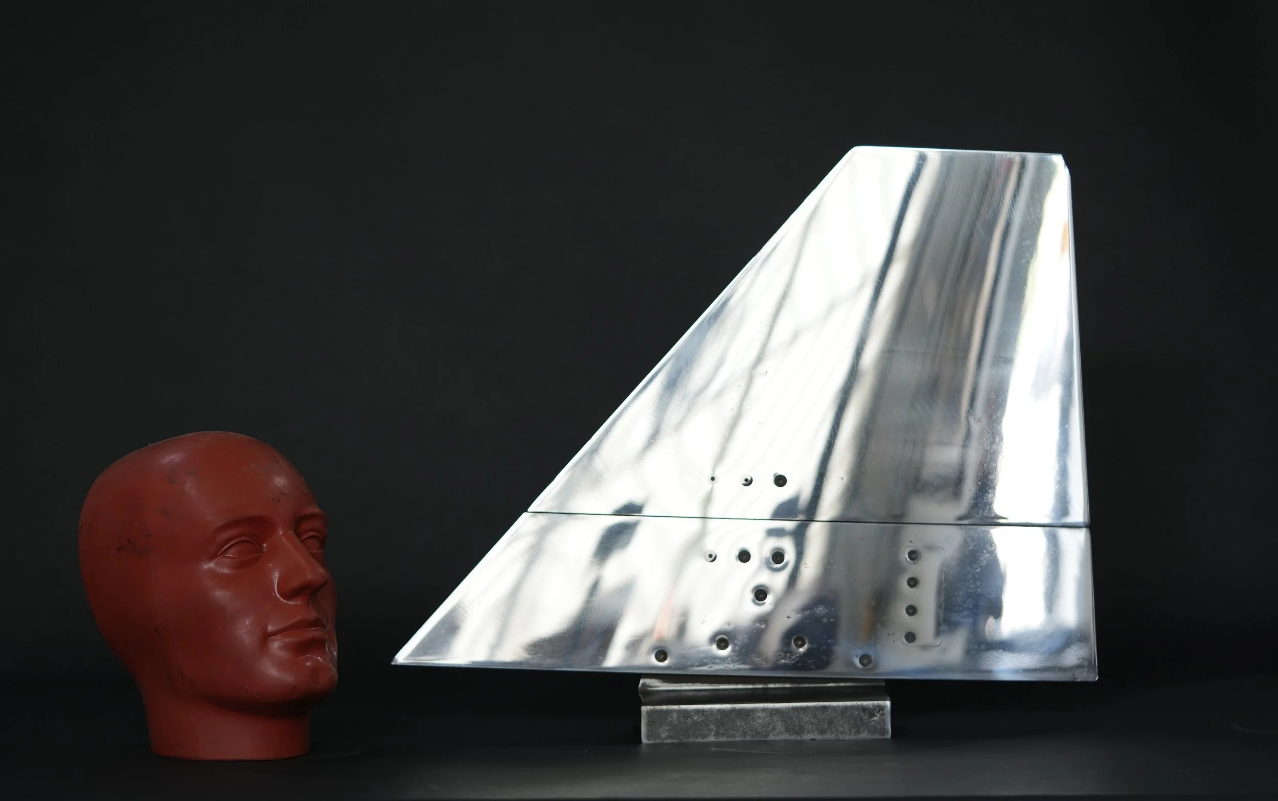 1950's F-104 Wind Tunnel Wing With Mount