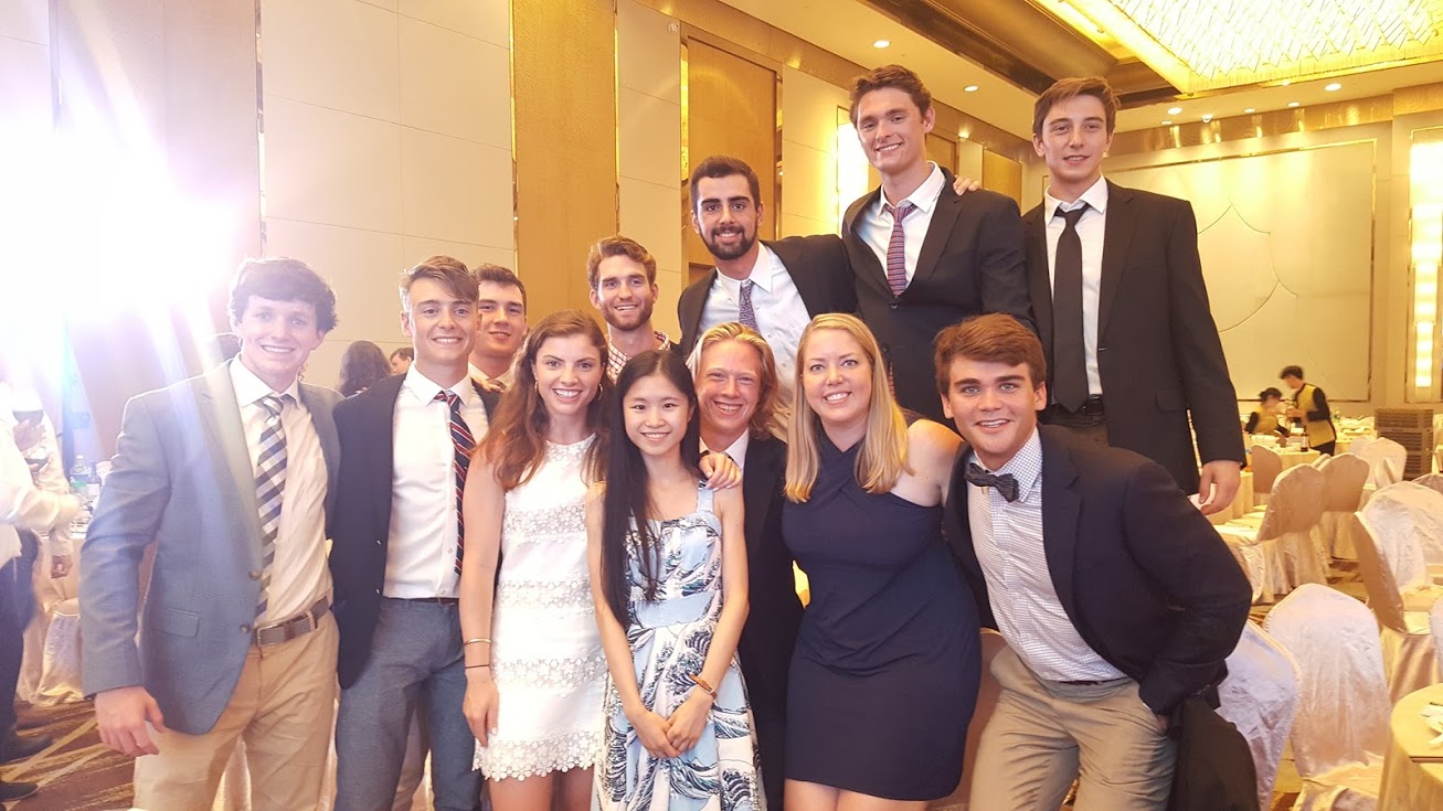 The whole gang, including our translator, Olivia!