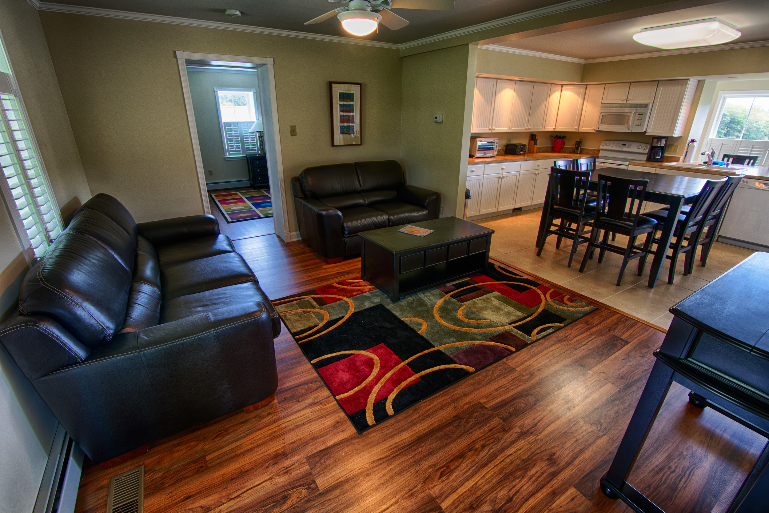 Family Room and Kitchen