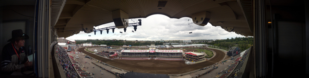 Chuckwagon track, Calgary Stampede