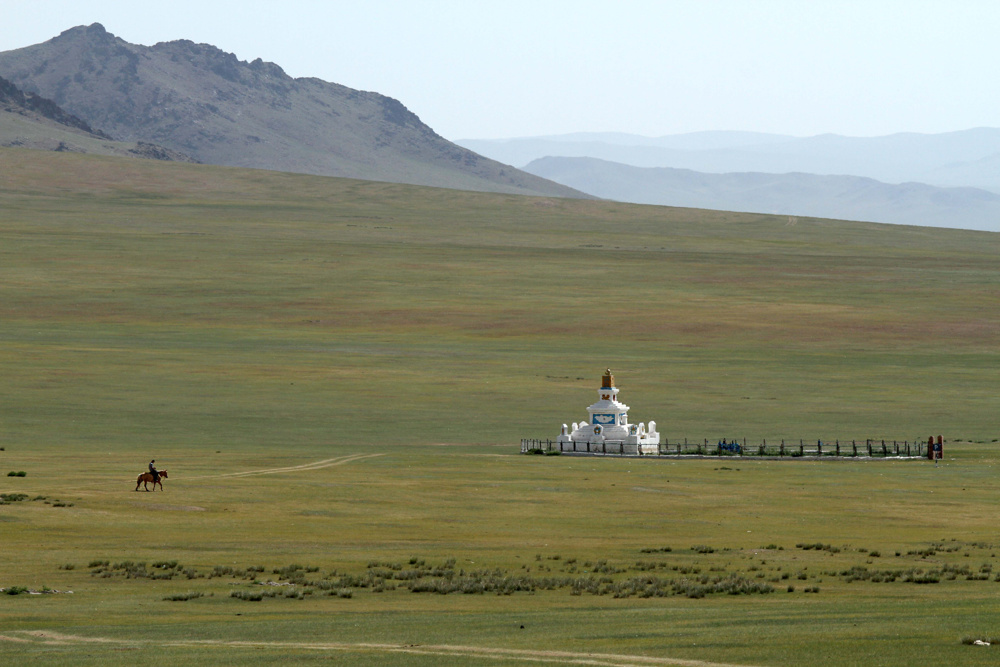 The geographical centre of Mongolia