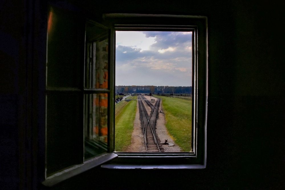 Railroad terminus, Birkenau, Poland