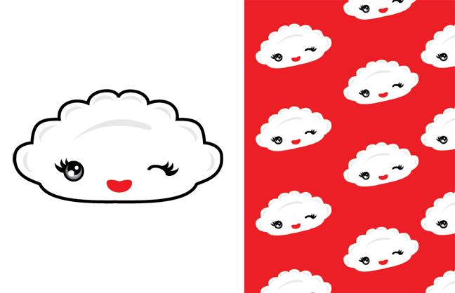 My dumpling illustration will be used for their logo and branding.