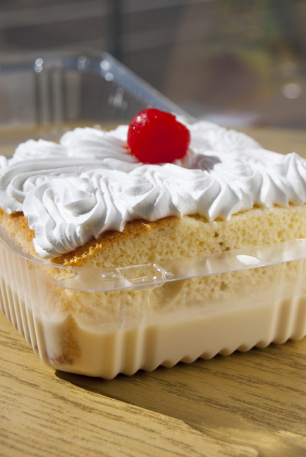 Tres leches cake at MexicanTown Bakery