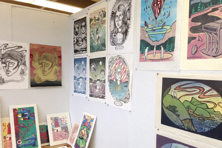 A few of the pieces from Margaret Hitch's 24 piece series. See it in its entirety this October.
