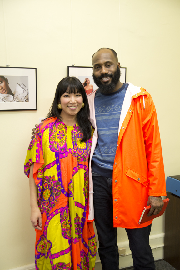 Yen with community advocate and activist, D'Real Graham. 