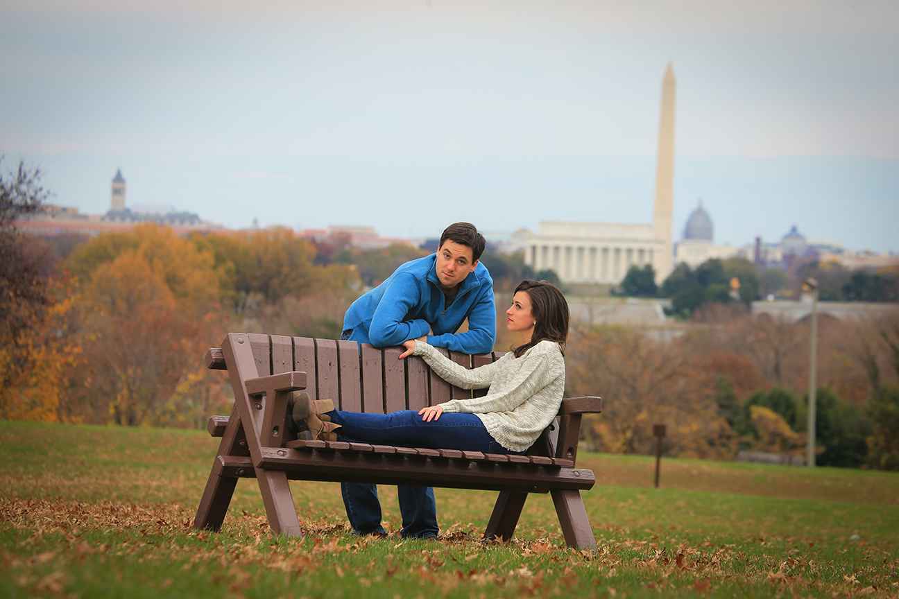 dc engagement photo