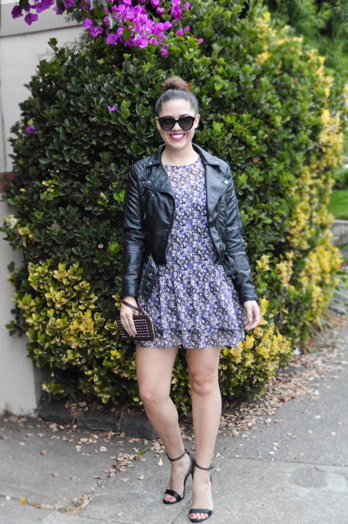 Leather & Floral via. Birdie Shoots