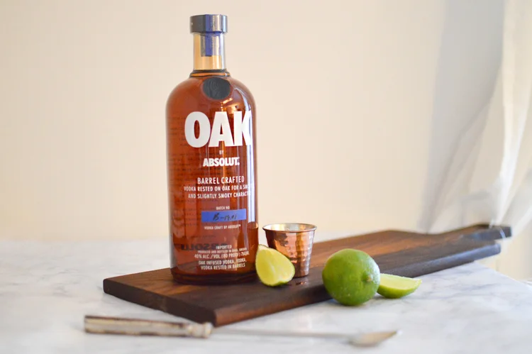 Absolut. OAK Dark & Stormy Cocktail