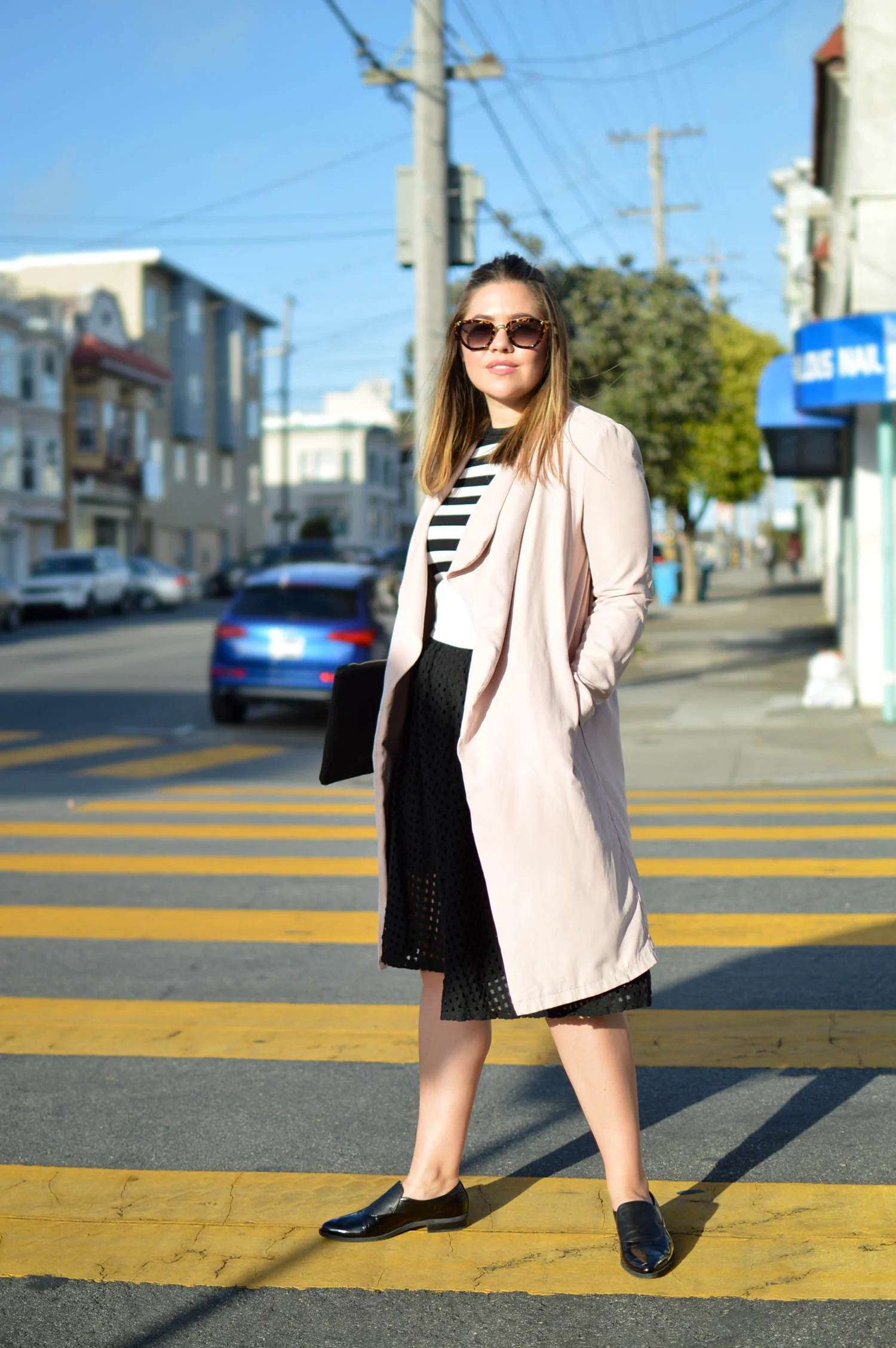Summer Coats & Cactus Clutches via. www.birdieshoots.com