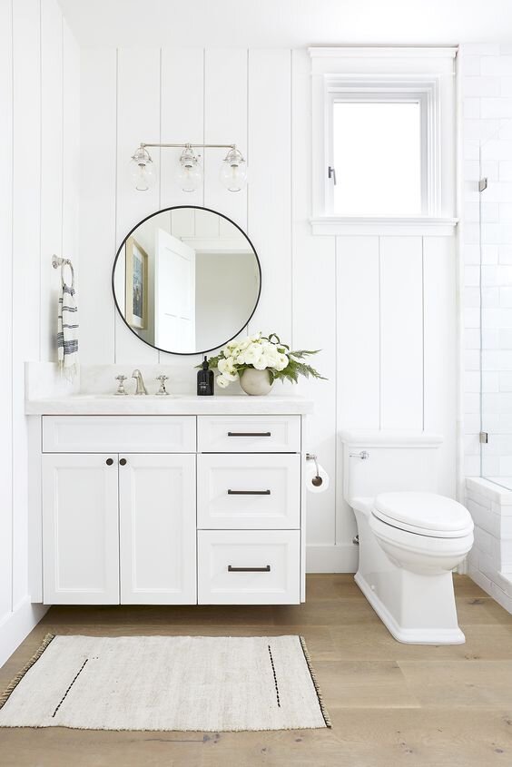 Guest Bathroom #OXOSpringCleaning - PB + P Design