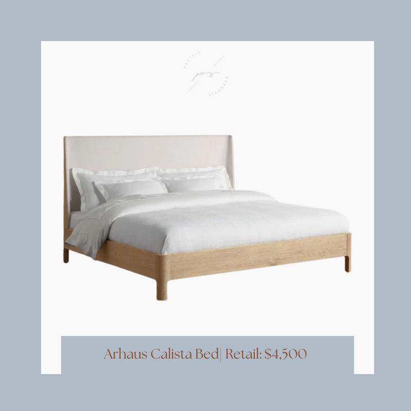 Arhaus Calista Bed Dupe Look for Less | The Pacific Standard