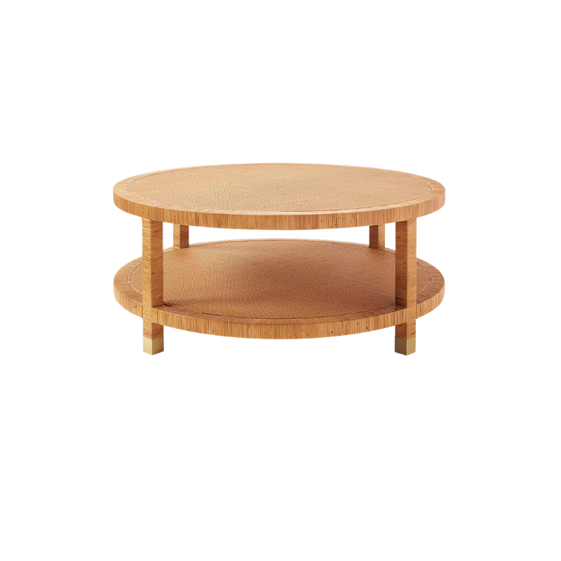 Serena and Lily Balboa Rattan Coffee Table Look for Less | The Pacific Standard Blog