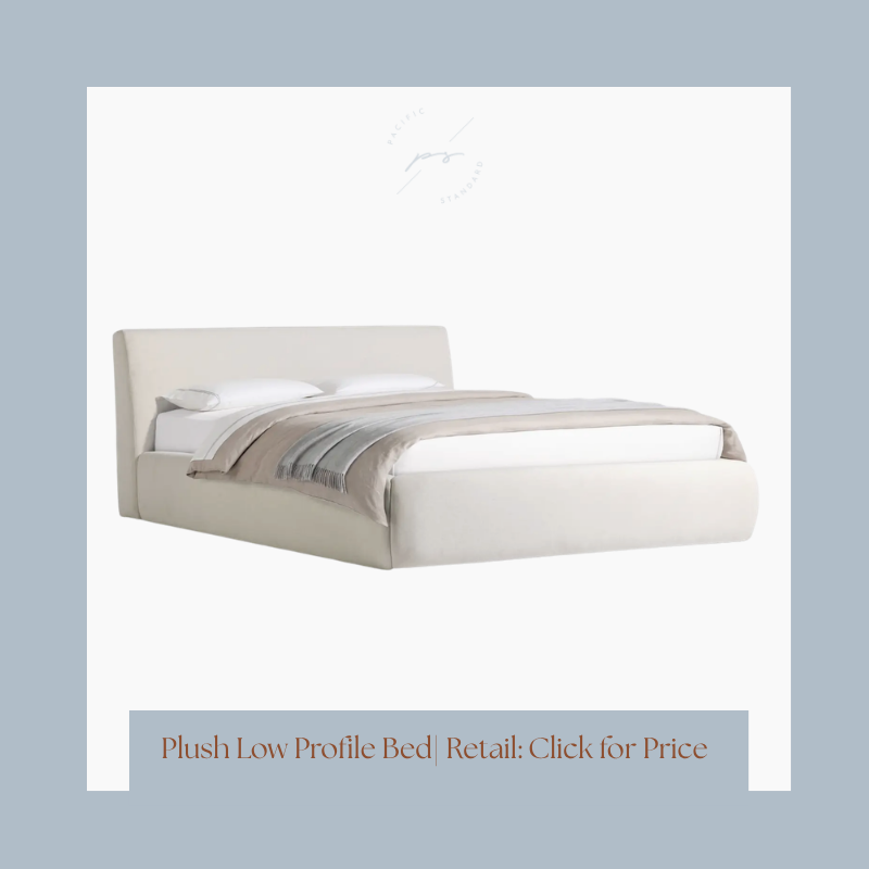 Arhaus Lennon Boucle Bed Look for Less Dupe | The Pacific Standard