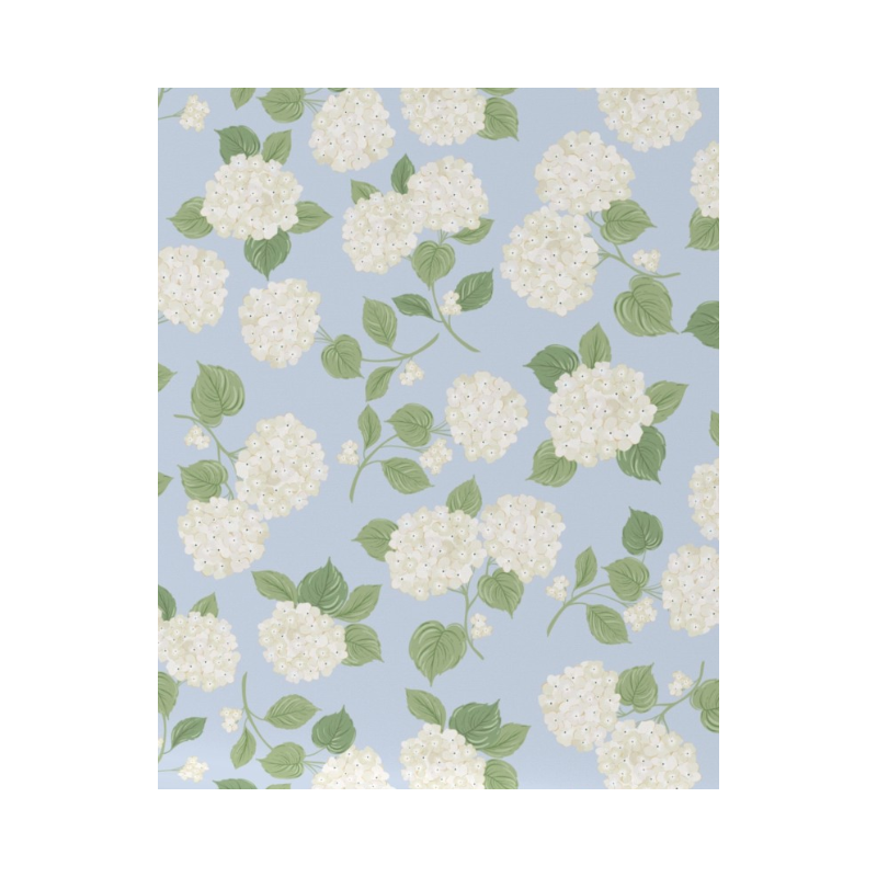 Serena and Lily Hydrangea Wallpaper Look for Less | The Pacific Standard Blog