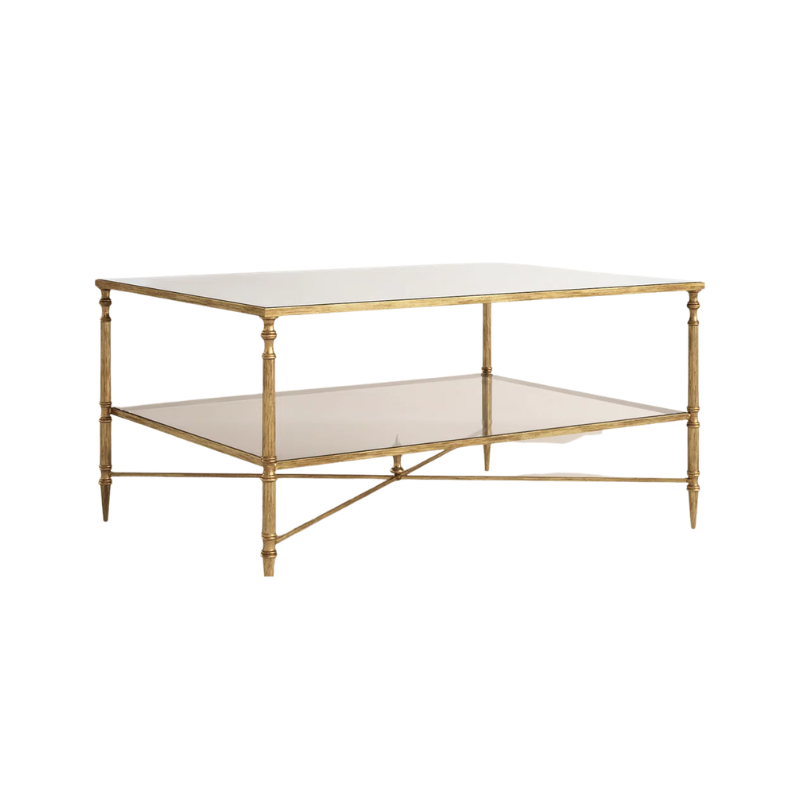 Serena and Lily Beaumont Coffee Table Look For Less Dupe | The Pacific Standard Blog