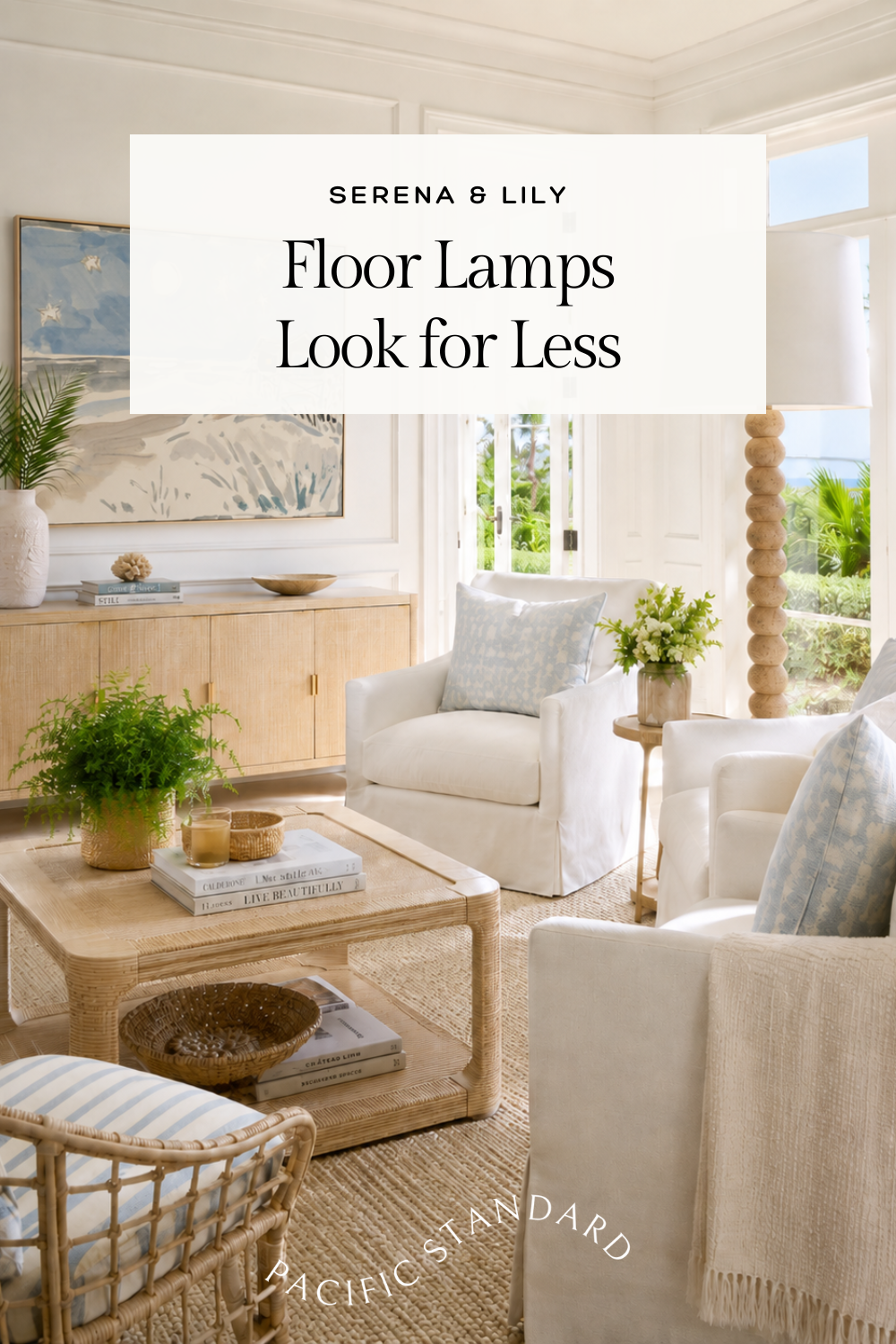 Serena & Lily Floor Lamps Look for Less Finds | The Pacific Standard Blog