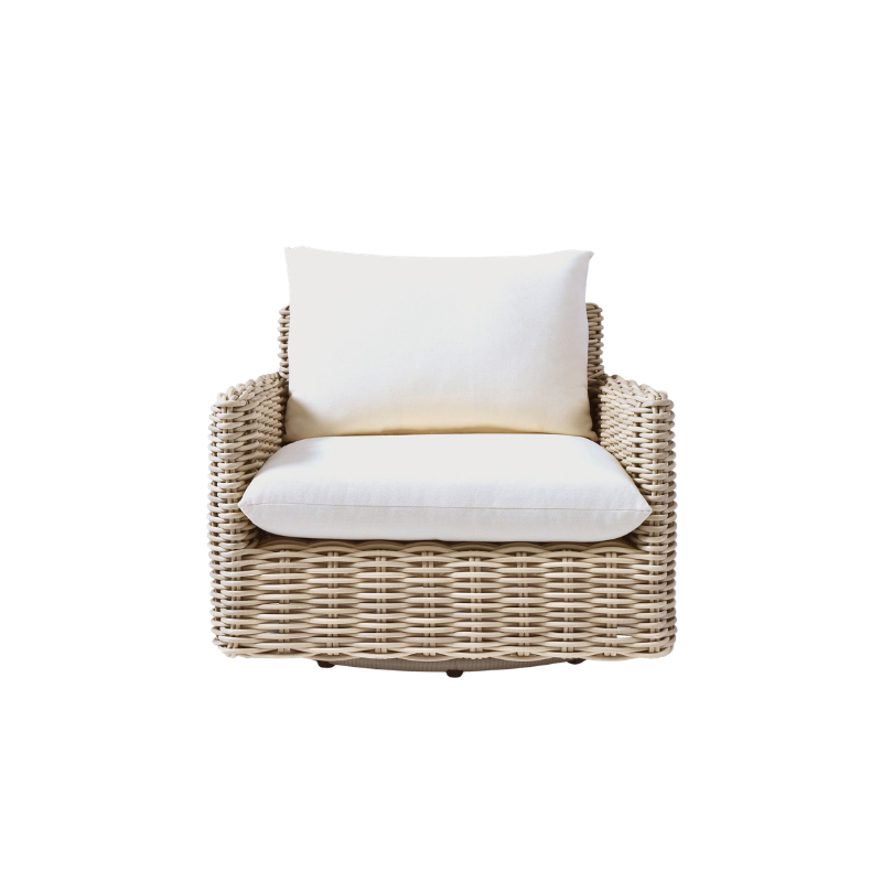 Serena and Lily Del Mar Swivel Chair Dupe | The Pacific Standard Blog
